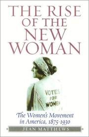 Cover art for THE RISE OF THE NEW WOMAN