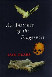 Cover art for AN INSTANCE OF THE FINGERPOST