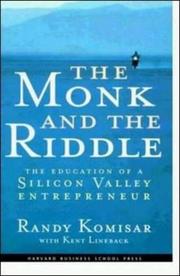Cover art for THE MONK AND THE RIDDLE