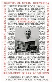 Book Cover for USEFUL KNOWLEDGE