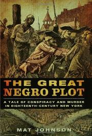 Cover art for THE GREAT NEGRO PLOT