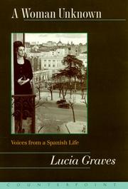 Cover art for A WOMAN UNKNOWN