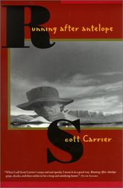 Cover art for RUNNING AFTER ANTELOPE