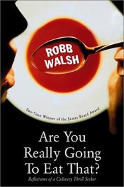 Book Cover for ARE YOU REALLY GOING TO EAT THAT?