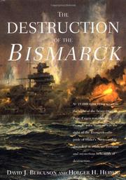 Cover art for THE DESTRUCTION OF THE BISMARCK