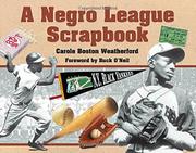 Book Cover for A NEGRO LEAGUE SCRAPBOOK