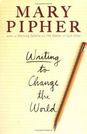 Book Cover for WRITING TO CHANGE THE WORLD
