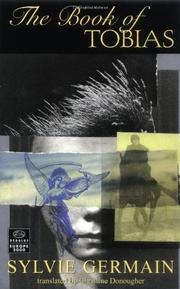 Cover art for THE BOOK OF TOBIAS