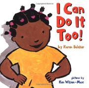 Book Cover for I CAN DO IT TOO!