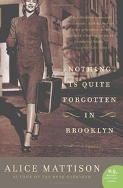 Book Cover for NOTHING IS QUITE FORGOTTEN IN BROOKLYN