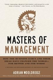 Cover art for MASTERS OF MANAGEMENT