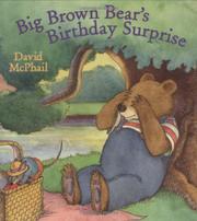 Cover art for BIG BROWN BEAR’S BIRTHDAY SURPRISE