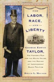 Cover art for FOR LABOR, RACE, AND LIBERTY