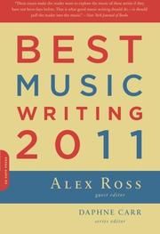 Cover art for BEST MUSIC WRITING 2011