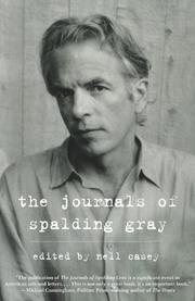 Cover art for THE JOURNALS OF SPALDING GRAY