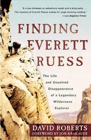 Book Cover for FINDING EVERETT RUESS