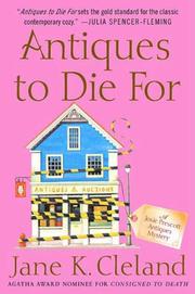 Cover art for ANTIQUES TO DIE FOR