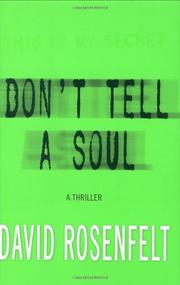 Book Cover for DON’T TELL A SOUL