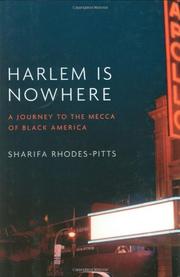 Book Cover for HARLEM IS NOWHERE