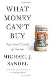 Book Cover for WHAT MONEY CAN'T BUY
