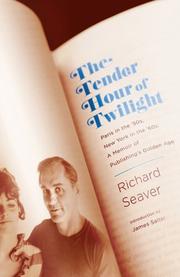 Cover art for THE TENDER HOUR OF TWILIGHT