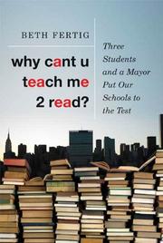 Book Cover for WHY CANT U TEACH ME 2 READ?