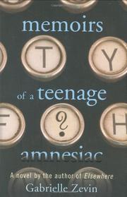 Cover art for MEMOIRS OF A TEENAGE AMNESIAC