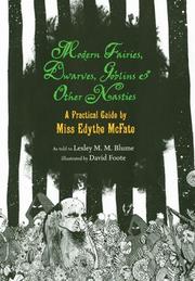 Cover art for MODERN FAIRIES, DWARVES, GOBLINS & OTHER NASTIES
