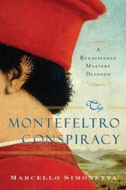 Cover art for THE MONTEFELTRO CONSPIRACY