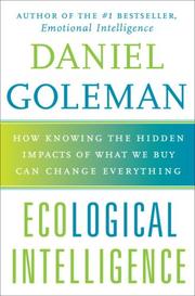 Book Cover for ECOLOGICAL INTELLIGENCE