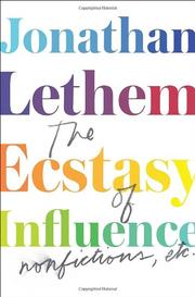 Book Cover for THE ECSTASY OF INFLUENCE
