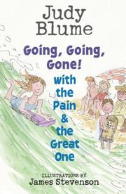Book Cover for GOING, GOING, GONE! WITH THE PAIN & THE GREAT ONE