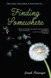 Cover art for FINDING SOMEWHERE