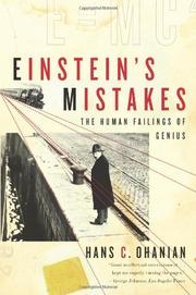 Book Cover for EINSTEIN’S MISTAKES