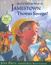 Cover art for WHO’S SAYING WHAT IN JAMESTOWN, THOMAS SAVAGE?