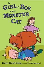 Book Cover for A GIRL, A BOY, AND A MONSTER CAT