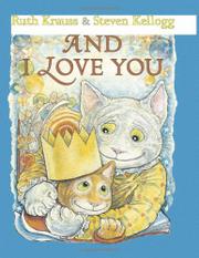 Book Cover for AND I LOVE YOU