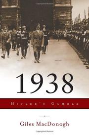 Cover art for 1938