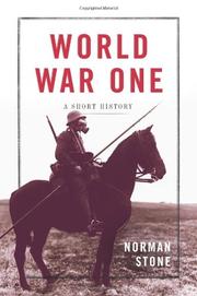 Cover art for WORLD WAR ONE