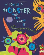 Book Cover for IF YOU'RE A MONSTER AND YOU KNOW IT
