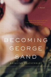 Cover art for BECOMING GEORGE SAND