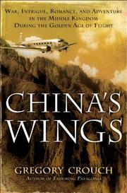 Cover art for CHINA'S WINGS