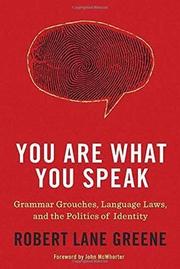 Cover art for YOU ARE WHAT YOU SPEAK