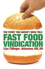 Book Cover for FAST FOOD VINDICATION