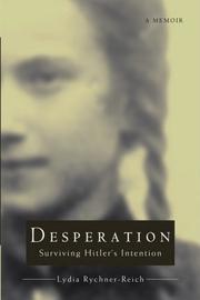 Cover art for DESPERATION