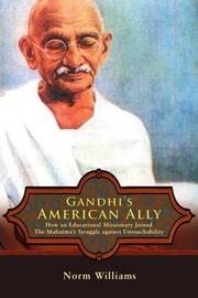 Cover art for GANDHI'S AMERICAN ALLY