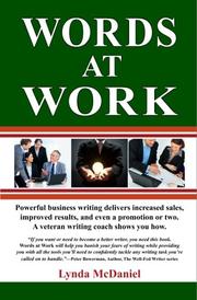 Cover art for WORDS AT WORK