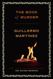 Cover art for THE BOOK OF MURDER