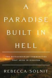 Cover art for A PARADISE BUILT IN HELL