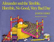 Book Cover for ALEXANDER AND THE TERRIBLE, HORRIBLE, NO GOOD, VERY BAD DAY